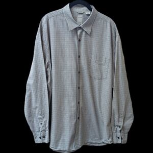 J. Crew Men's Grey Check Button-up 100% Cotton Longsleeve Shirt (XL)